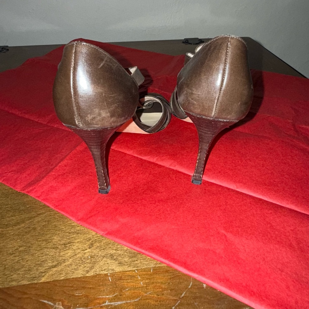 Manolo Blahnik Brown leather Strappy Heel Sandals - Picture 5 of 5
